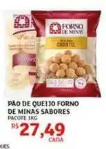 Assaí Atacadista Saborosas - pão de queijo forno de minas oferta
