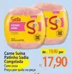 Atacadão Sadia - carne suina patinho congelada oferta