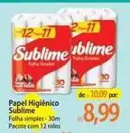 Atacadão Sublime - papel higiênico oferta