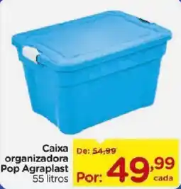 Carrefour Caixa organizadora Pop Agraplast oferta