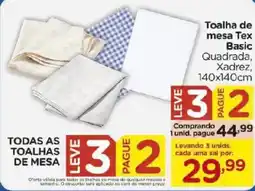 Carrefour Toalha de mesa Tex Basic oferta