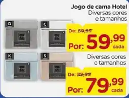Carrefour Jogo de cama Hotel oferta