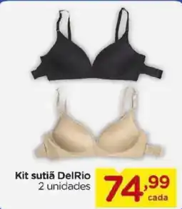 Carrefour Kit sutiã DelRio oferta