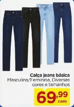 Carrefour Calça jeans básica oferta