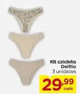 Carrefour Kit calcinha DelRio oferta
