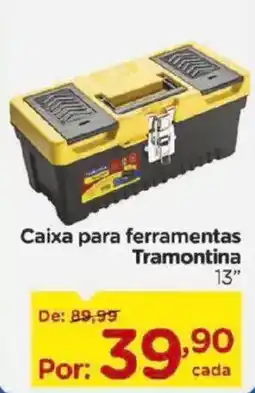Carrefour Caixa para ferramentas Tramontina 13" oferta