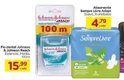 Carrefour Fio dental Johnson & Johnson Reach Essencial, Menta oferta