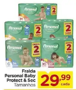 Carrefour Fralda personal baby protect & sec oferta
