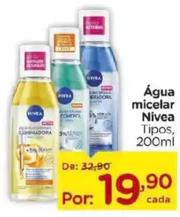 Carrefour Água micelar nivea tipos oferta