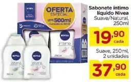 Carrefour Sabonete íntimo líquido nivea suave/natural oferta