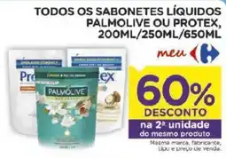 Carrefour Todos os sabonetes líquidos palmolive ou protex oferta