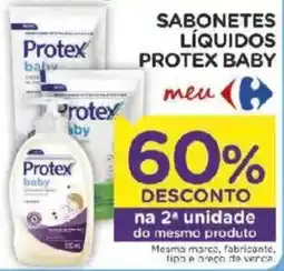 Carrefour Sabonetes líquidos protex baby oferta