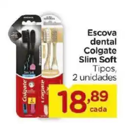 Carrefour Escova dental Colgate Slim Soft oferta