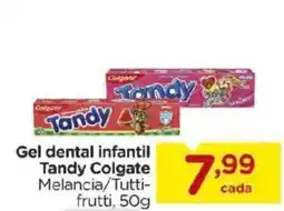 Carrefour Gel dental infantil Tandy Colgate Melancia/Tutti-frutti oferta