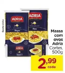 Carrefour Massa com ovos Adria oferta