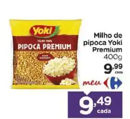 Carrefour Milho de pipoca yoki premium oferta