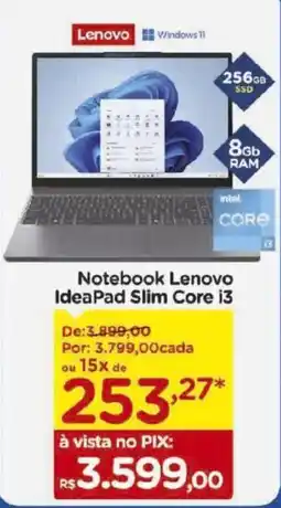 Carrefour Notebook lenovo ideapad slim core i3 oferta