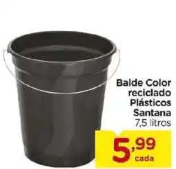 Carrefour Balde color reciclado oferta