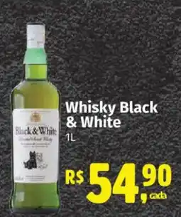 Supermercados Mateus Whisky black & white oferta