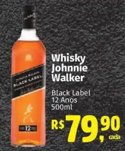 Supermercados Mateus Whisky Johnnie Walker Black Label oferta