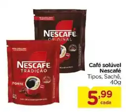 Carrefour Café solúvel Nescafé Tipos, Sachê oferta