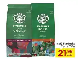 Carrefour Café Starbucks Tipos oferta