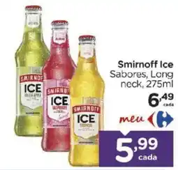 Carrefour Smirnoff ice sabores, long neck oferta