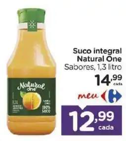 Carrefour Suco integral natural one sabores oferta