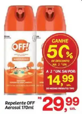 Repelente off aerosol