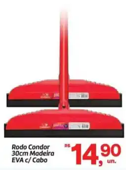 Fort Atacadista Rodo Condor 30cm Madeira EVA c/ Cabo oferta