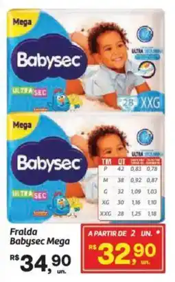 Fort Atacadista Fralda babysec mega oferta