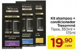 Carrefour Kit shampoo + condicionador Tresemmé Tipos oferta