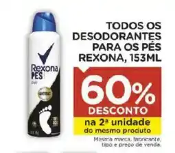 Carrefour Desodorantes para os pés rexona oferta