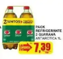 Supermercado Estrela Azul Pack refrigerante 2 guarana antarctica 1l oferta