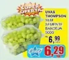 Supermercado Estrela Azul Uvas thompson sem semente bandeja oferta