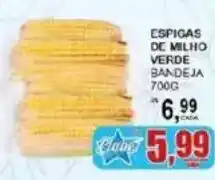 Supermercado Estrela Azul Espigas de milho verde bandeja oferta