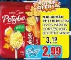 Supermercado Estrela Azul Macarrão pe tybon com ovos vários cortes 500g oferta