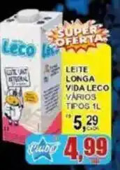 Supermercado Estrela Azul Leite longa vida leco varios tipos oferta