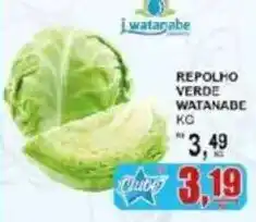 Supermercado Estrela Azul repolho verde watanabe oferta