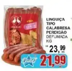 Supermercado Estrela Azul Linguiça tipo calabresa perdigão defumada oferta