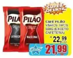 Supermercado Estrela Azul Café pilão vários tipos oferta