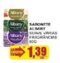 Supermercado Estrela Azul Sabonete albany suave várias fragrâncias oferta