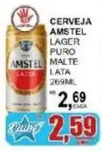Supermercado Estrela Azul Cerveja amstel lager puro malte lata oferta
