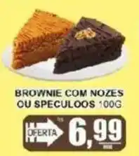 Supermercado Estrela Azul brownie com nozes ou speculoos 100g oferta