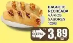 Supermercado Estrela Azul Baguete recheada vários sabores oferta