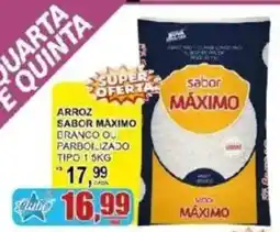 Supermercado Estrela Azul Arroz sabor máximo branco ou parboilizado oferta