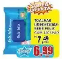 Supermercado Estrela Azul toalhas umedecidas bebê feliz oferta