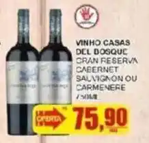 Supermercado Estrela Azul Vinho casas del bosque cran reserva cabernet sauvignon ou carmenere oferta