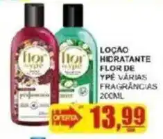 Supermercado Estrela Azul Loção hidratante flor de ype várias fragrâncias oferta
