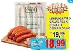 Supermercado Estrela Azul Linguiça tipo calabresa ceratti oferta
